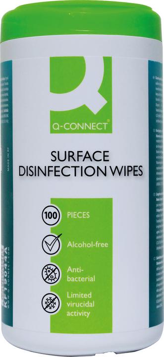 Produktbild Q-Connect Reinigungstücher antibakt. (100 x)