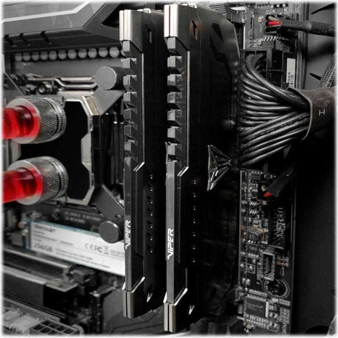 Actual product image Patriot viper steel (2 x 16GB, 3200 MHz, DDR4-RAM, DIMM)