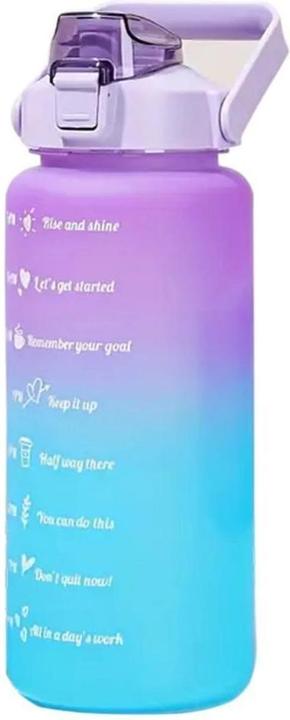 OEM Other Water bottle with a straw with a motivational measuring 2L RC-K-992 purple blue (2 l)