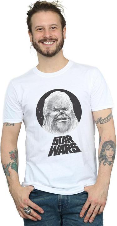 Immagine prodotto Star Wars Chewbacca Sketch Maglietta Uomo (L)
