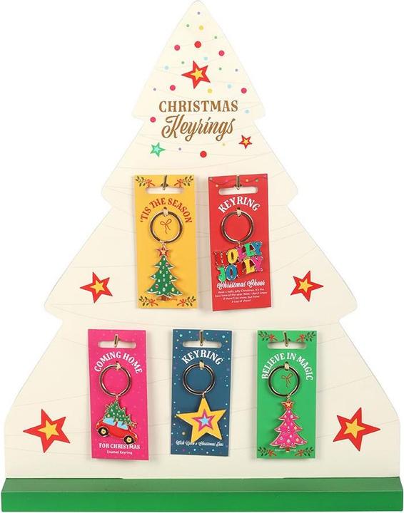 Actual product image Something Different Nostalgic Christmas Keyring (Pack of 25)