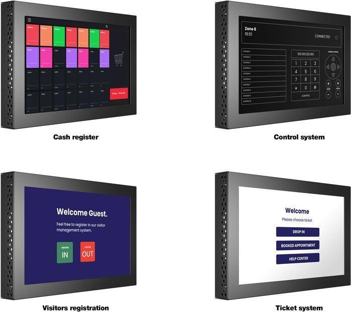 Produktbild DSS Monitor Rahmen, Wandmontage, 13"/8519