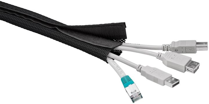 MicroConnect Kabelbinder mit Klettverschluss (Klettkabelbinder, 1800 mm, 1 Stk.)