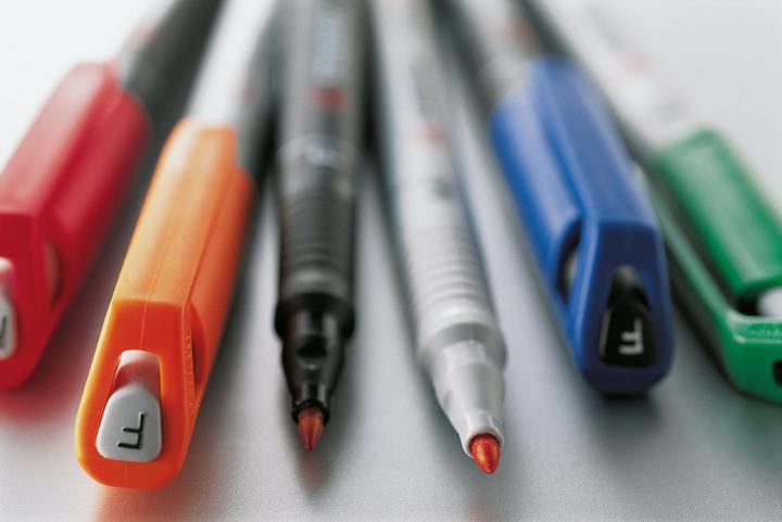 Actual product image STABILO 10 OHPen universal markers red 0.7 mm non-permanent (Red, 0.70 mm, 1 x)