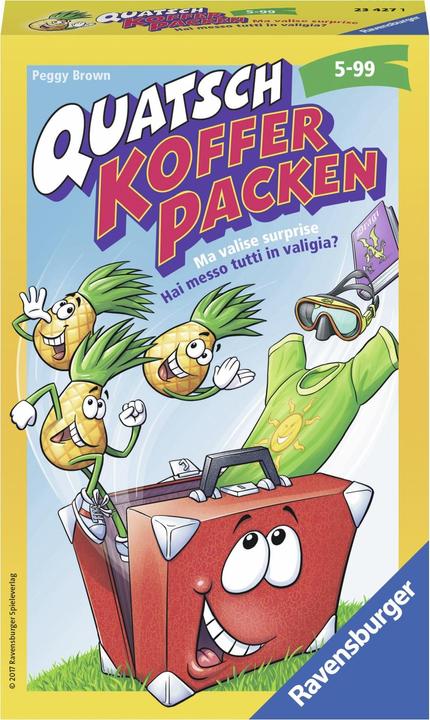 Produktbild Ravensburger Quatsch Koffer packen (Deutsch, Englisch, Französisch, Italienisch)