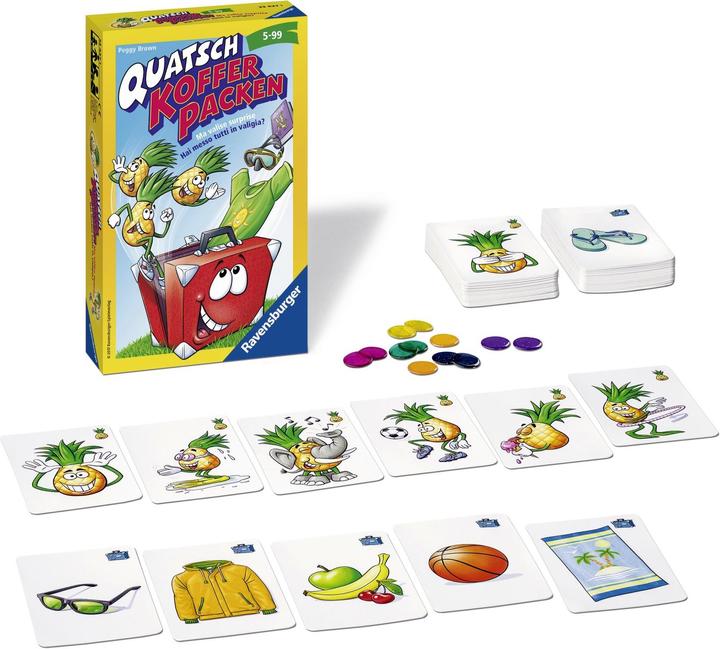 Produktbild Ravensburger Quatsch Koffer packen (Deutsch, Englisch, Französisch, Italienisch)