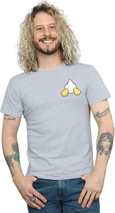 Immagine prodotto Disney Donald Duck Backside Breast Print Maglietta Uomo (L)
