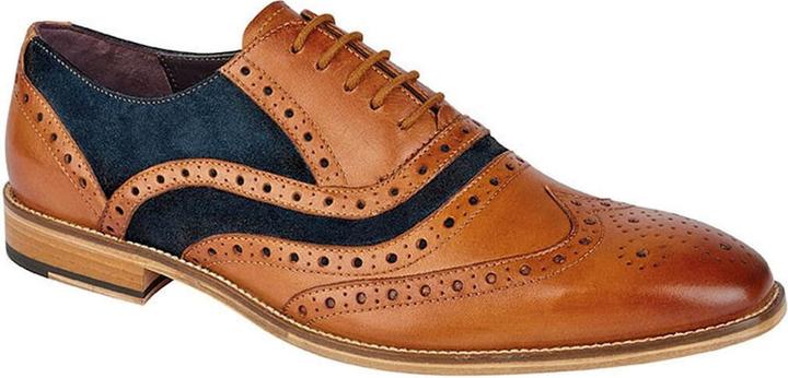 Produktbild Roamers LederSchnürschuhe mit Lochmuster (45)