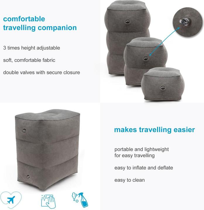 Actual product image Intirilife Footrest (46 x 28 x 47.5 cm)