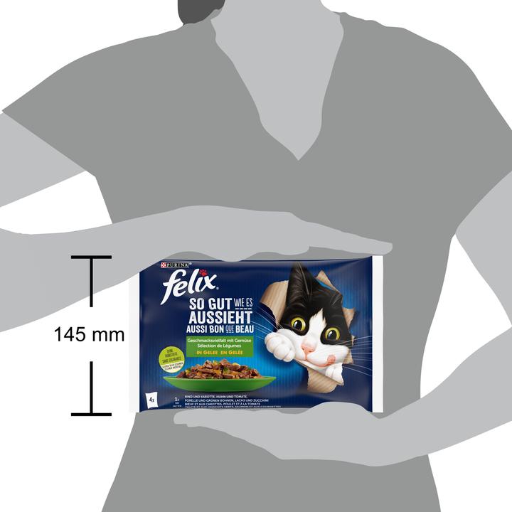 Produktbild Felix Gelee Gemüse (Adult, 4 Stk., 340 g)