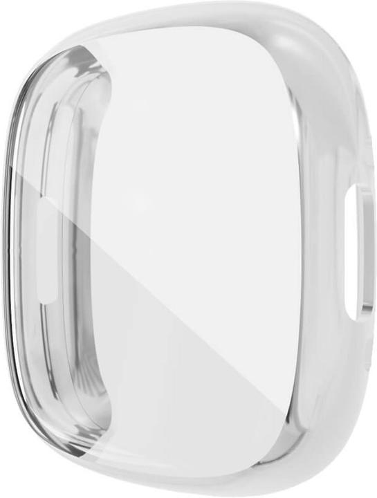 Cover-Discount Fitbit Versa 4 / Fitbit Sense 2 - Étui de protection en caoutchouc argenté (TPU)