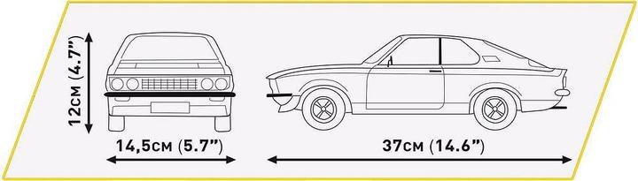 Produktbild Cobi 24338 - 1970 Opel Manta A EXECUTIVE EDITION, Modell, 2125 Teile, ab 10 Jahren