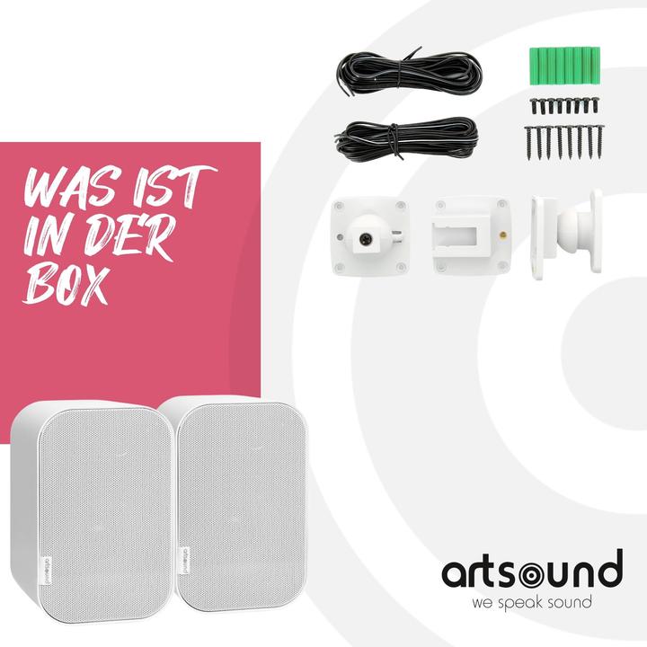 Actual product image Artsound UNI40 Wit (per pair) (1 pair)