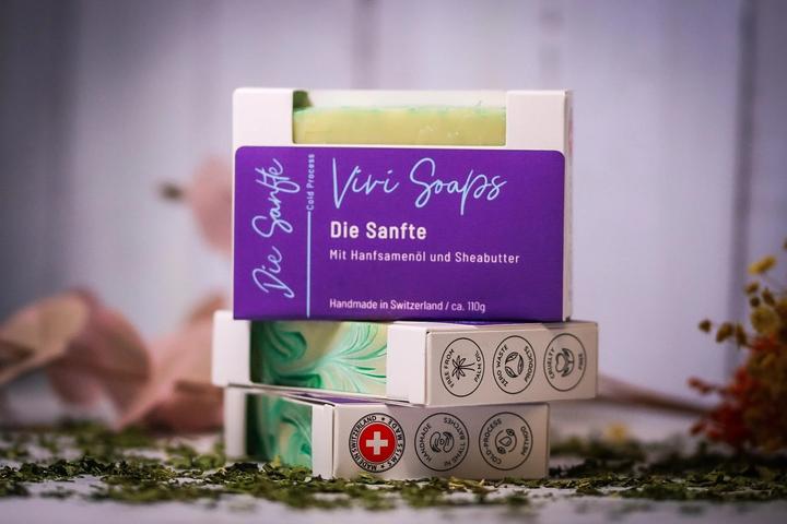 Actual product image Vivi Soaps Gentle hemp oil soap (Hard soap)