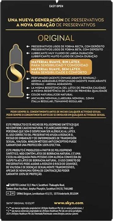 Produktbild Bijoux Indiscrets Original Kondom Natural Sensation 10 Einheiten (10 Stk.)