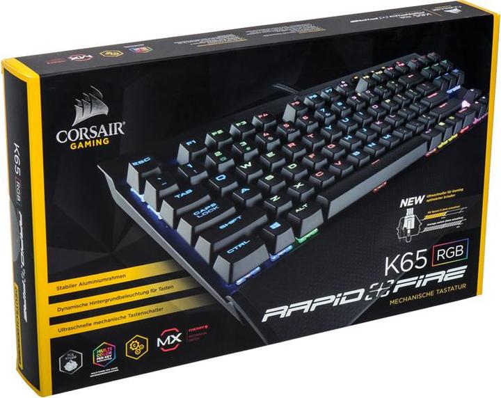 Produktbild Corsair K65 Rapidfire (DE, Kabelgebunden)
