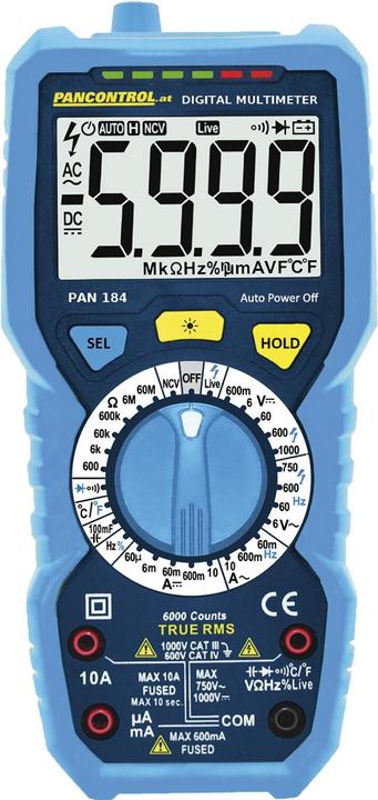 Produktbild Pancontrol Digital Multimeter 1000V True RMS (CAT III 1000V, CAT IV 600V)