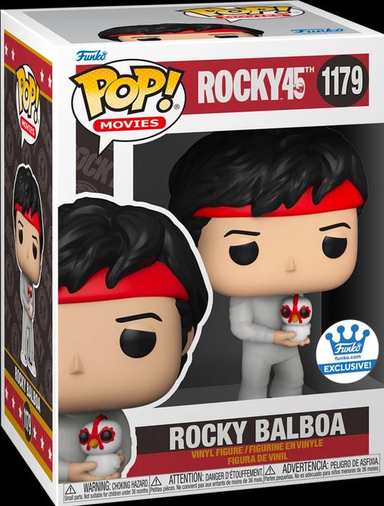 Produktbild Funko POP! Rocky 45ème Anniversaire - Rocky Balboa (avec Poulet) Exclusive