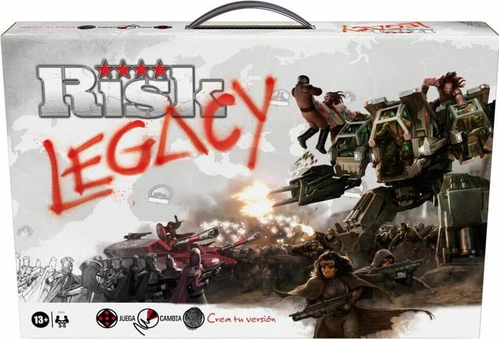 Actual product image Hasbro Spanish board game Risk Legacy