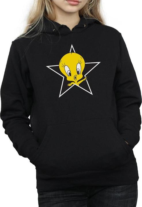 Immagine prodotto Looney Tunes Tweety Pie Star Felpa con Cappuccio Donna (S)