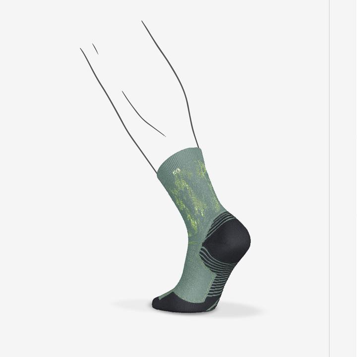 Kiprun Laufsocken Mid dick 2er-Pack - Run 500 (39, 42)