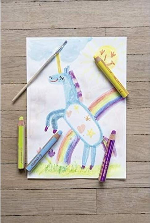 Actual product image STABILO woody 3 in 1 coloured pencil with sharpener (Multicoloured, 10 x)