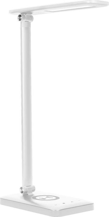 Orno ISIYO LED 7W lampada da scrivania con caricatore induttivo e USB, 390lm, 3000-4000-6000K