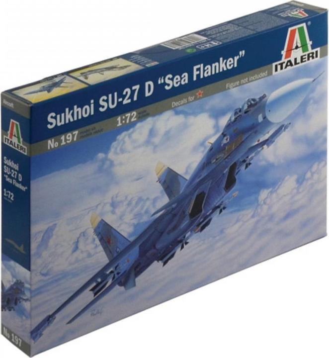 Actual product image Italeri Su-27D Sea Flanker
