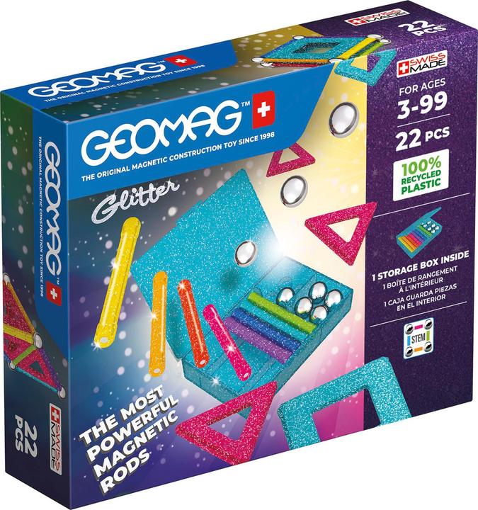 Geomag GLITTER RECYCLED 22 parts