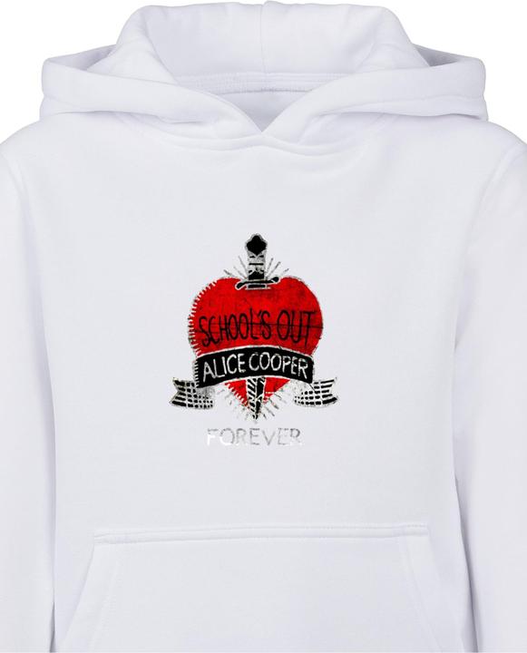 Immagine prodotto Merchcode Bambini Alice Cooper - Felpa con cappuccio Basic Schools Out - 160287 (158, 164)