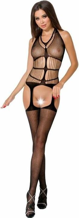 Produktbild Passion Woman Bs049 Bodystocking - Schwarze Eine Gr?Sse (One Size)