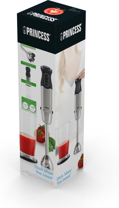 Produktbild Princess Stabmixer 221206 (1000W schwarz und silber) (01.221206.01.001)