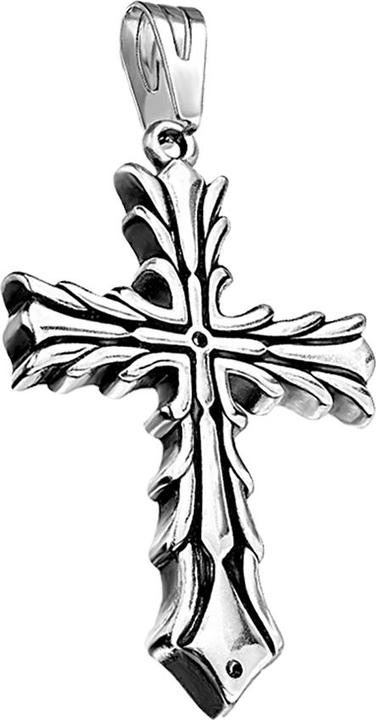 Star Piercing Anhänger silber Keltenkreuz (Chirurgenstahl 316L)