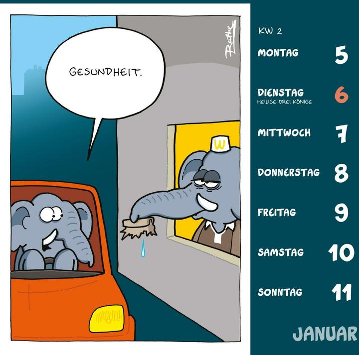 Produktbild Shit happens! Postkartenkalender 2026 (Deutsch)