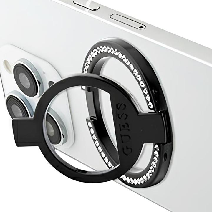 Image du produit Guess MagSafe Ring stand GUMRSALDGK czarny/black Rhinestone (22, 23, 24, 25)