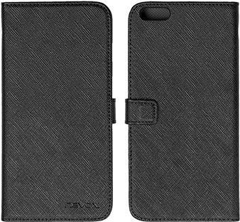 Produktbild Nevox ORDO Case 1270 für iPhone 6 PLUS Book Tasche, schwarz-grau, Blister (Apple iPhone 6 Plus)