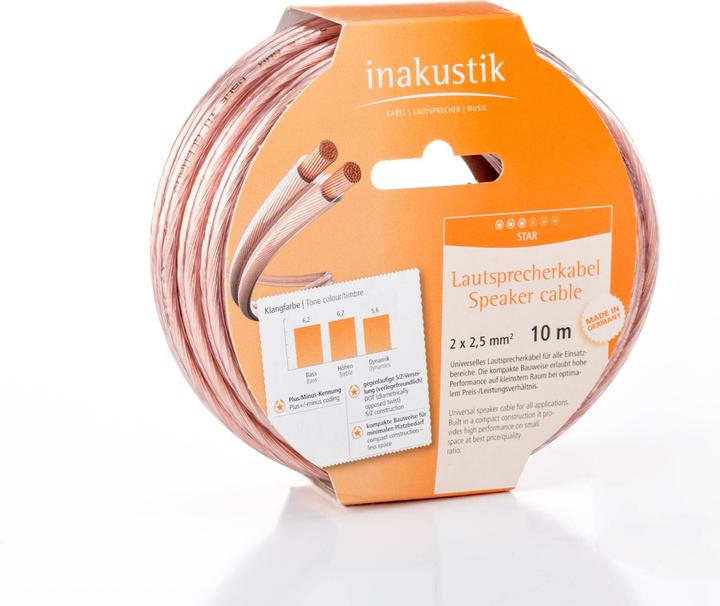 Produktbild Inakustik Star (10 m, 2.50 mm²)