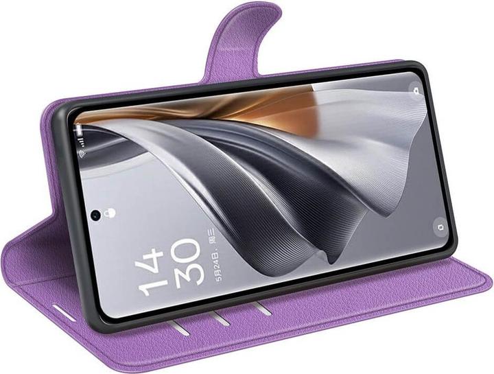 Actual product image Cover-Discount Oppo Reno10 / 10 Pro - Leather Case Cover purple (OPPO Reno 10, Oppo Reno 10 Pro)