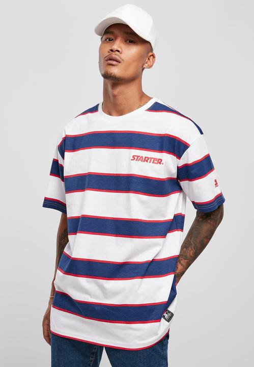 Immagine prodotto Starter Tee a righe con logo (XS)