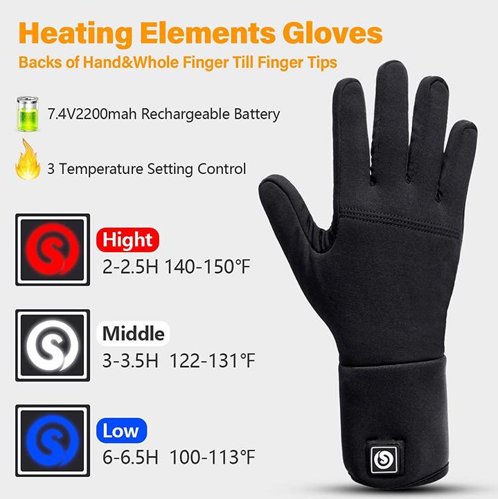 Image du produit Day wolf Gants chauffants Medium Large