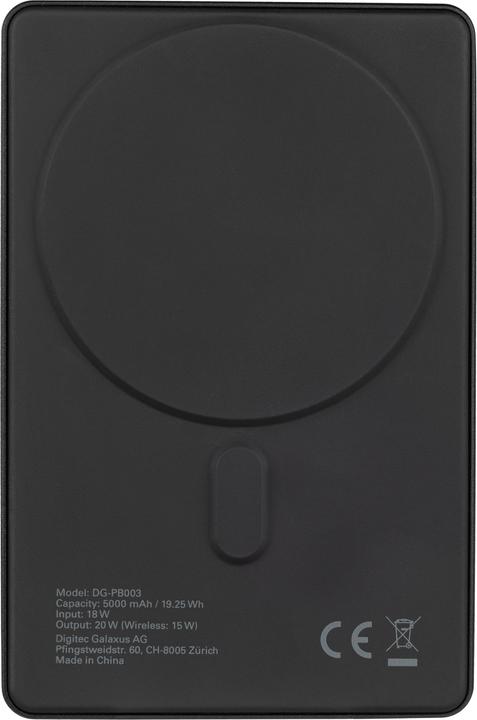 Actual product image Digitec Magnetic Powerbank (5000 mAh, 20 W, 19.25 Wh)