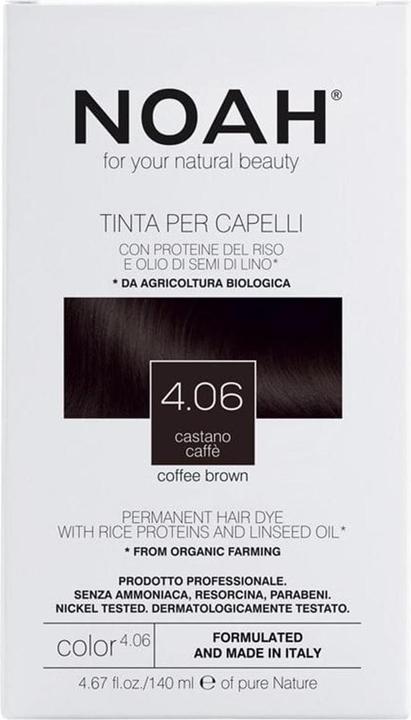 Immagine prodotto Noah Colore per capelli n. 4.06 Castano Caffè 140ml (4,06 Marrone caffè)