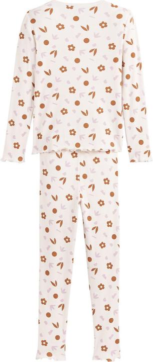 Produktbild La Redoute Collections Gerippter Pyjama mit Blumenmuster (102)