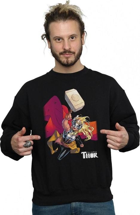 Actual product image Mens The Mighty Thor Mjolnir Sweatshirt (4XL)