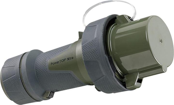 Produktbild Mennekes CEE-Stecker PowerTOP Xtra TM, 63 A, bronzegrün, IP67 (CEE 16/3)