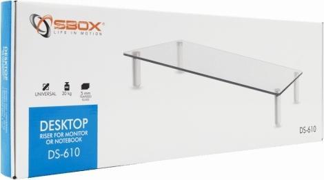 Image du produit Sbox DS-610 Riser de bureau pour moniteur ou ordinateur portable