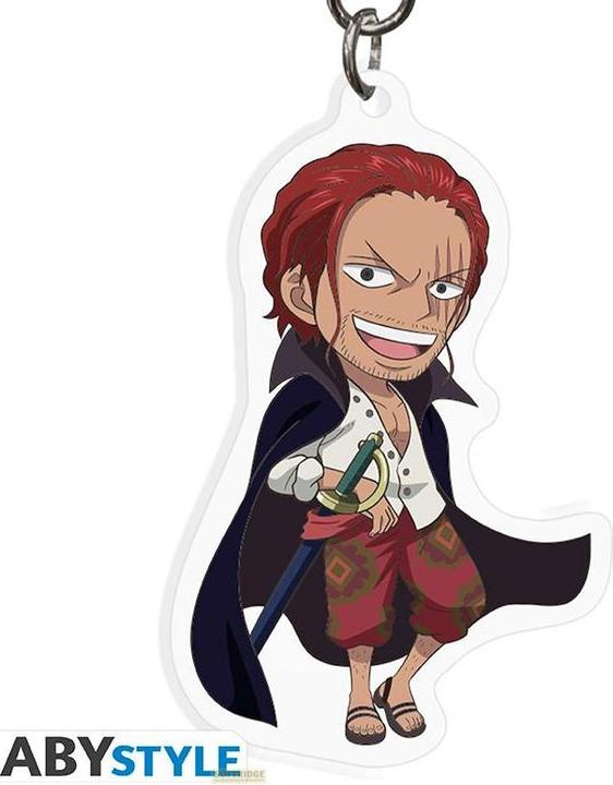 Actual product image ABYstyle ONE PIECE: RED - Acryl Keychain - Shanks X4