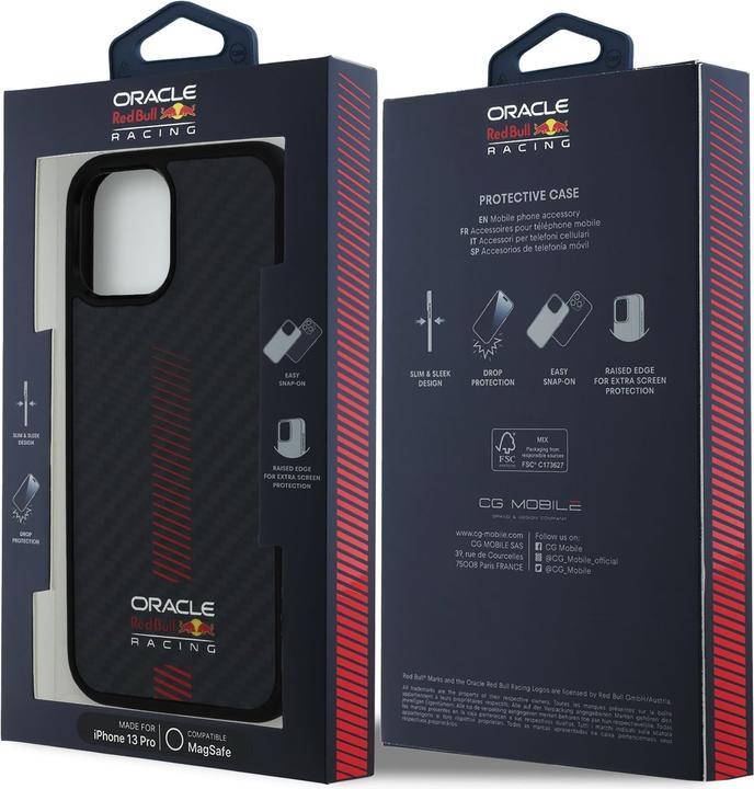 Produktbild Red Bull Racing Hülle Powerbar MagSafe (Realme 12 Pro+, Apple iPhone 12)