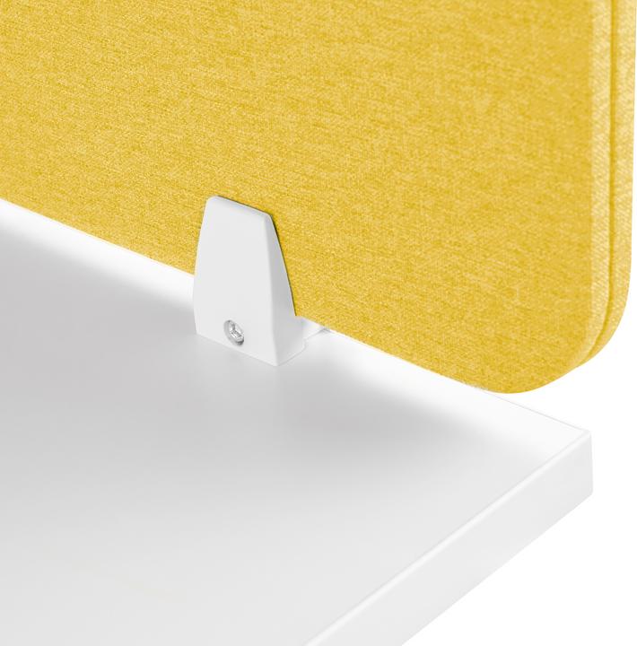 Image du produit Beliani Cloison de bureau jaune moutarde 160 x 40 cm WALLY (160 x 40 cm)