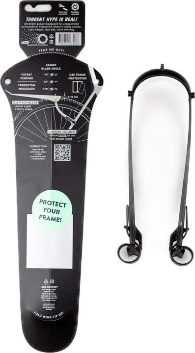 Productafbeelding Ass Savers Win Wing 2 Gravel Stealth (Achterspatbord)